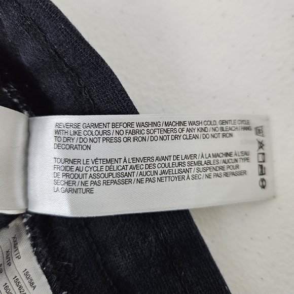 Roots Black Pepper Jogger Pants With Drawstring & Pockets XS - Picture 5 of 10